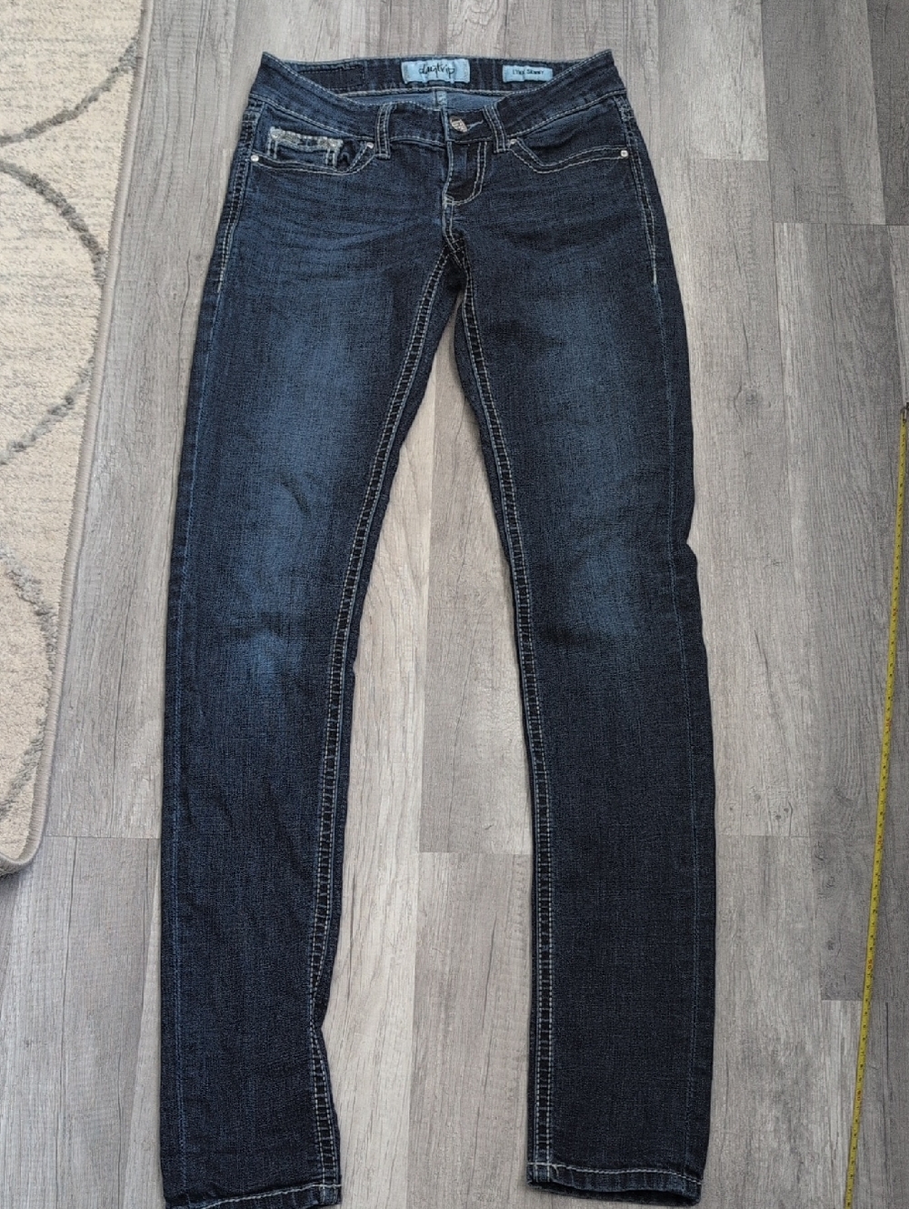 Daytrip Dark Blue Skinny Jeans - Slim Fit 25XL